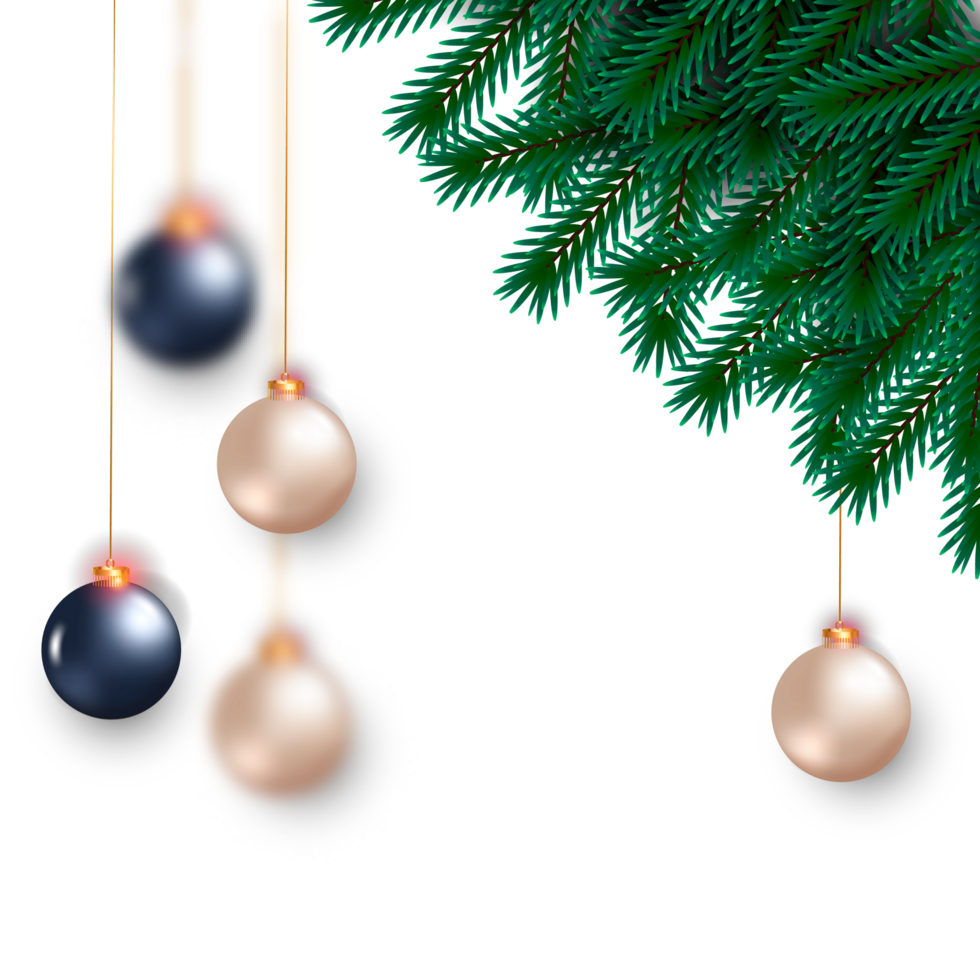 christmas ball decoration collection realistic style and different color elegant christmas balls and ornaments png