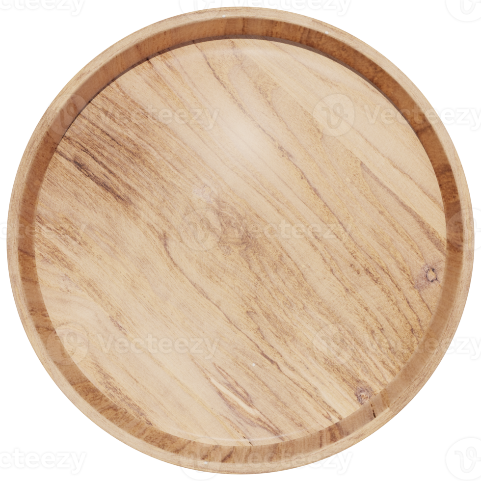 legna piatto di legno palcoscenico podio 3d rendere png