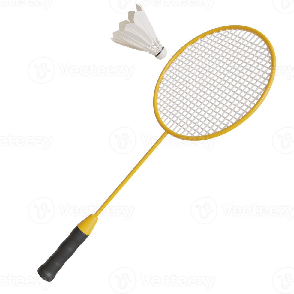 badminton shuttlecock 3d render,sports equipment png