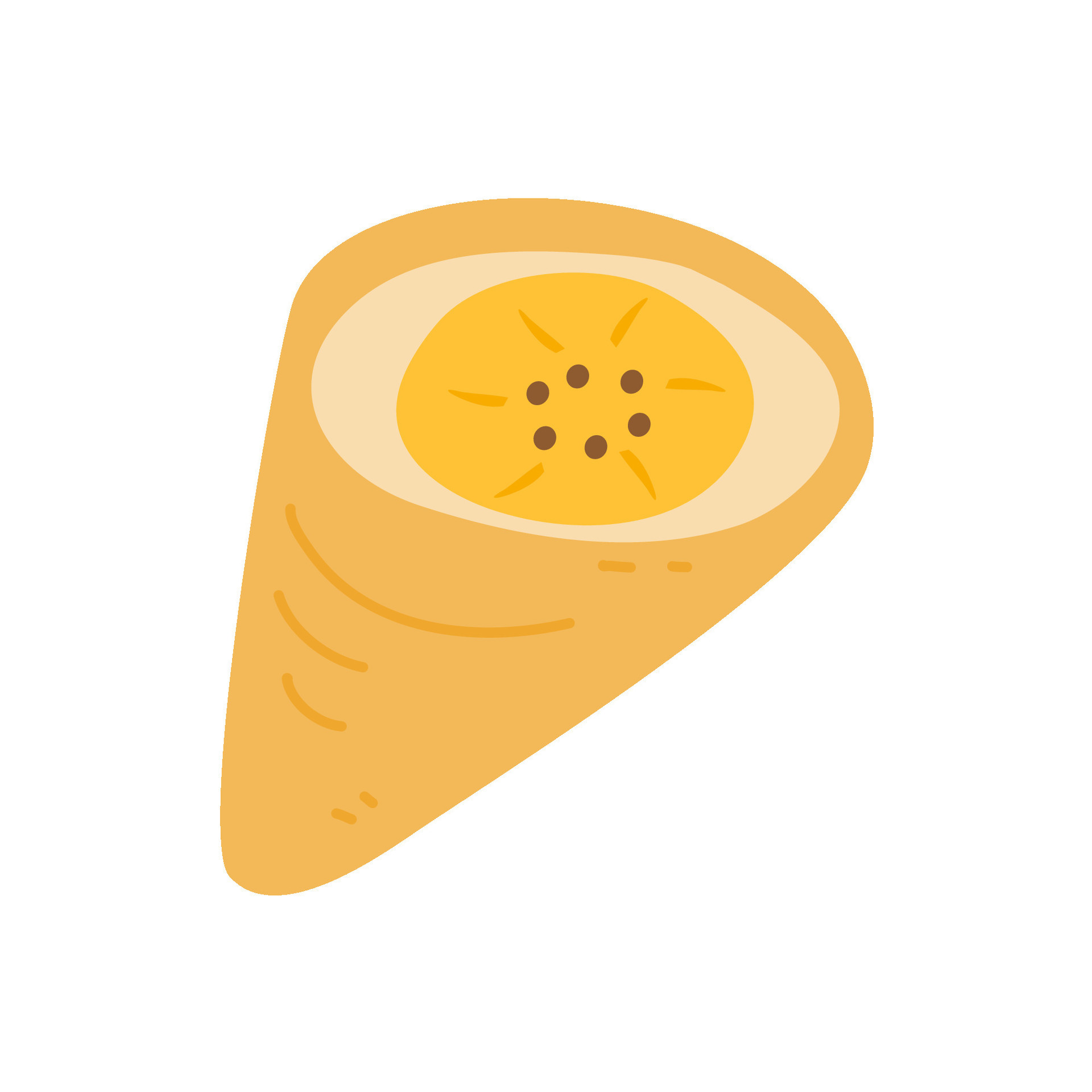 pisang molen or banana wrap food 27188836 Vector Art at Vecteezy