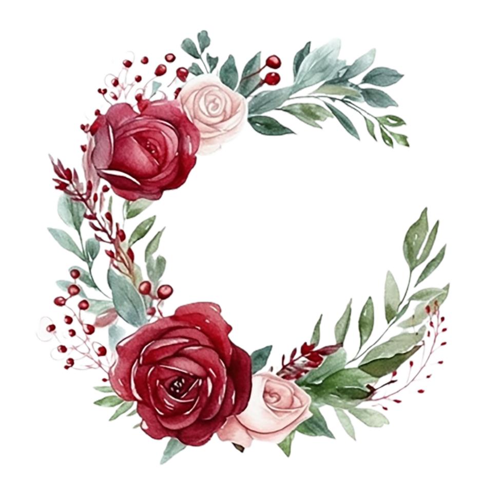 Watercolor Floral Flower Design, png