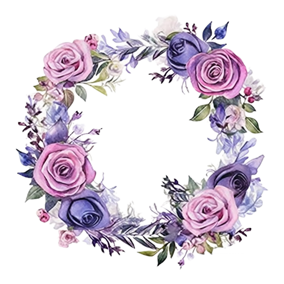 Watercolor Floral Flower Design, png