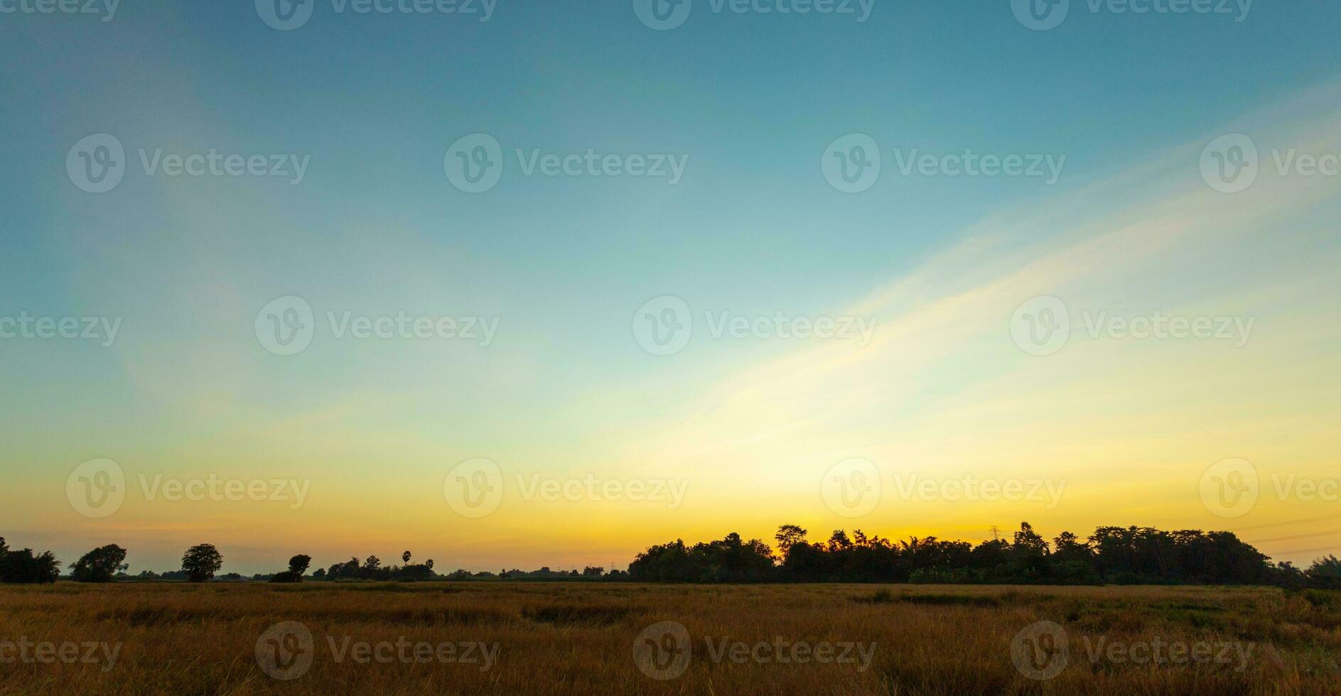 Beautiful sky at sunset, Nature background theme photo