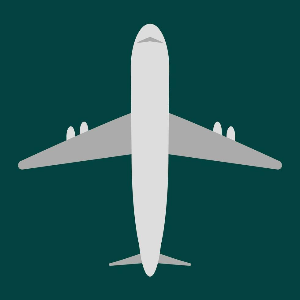 the white and silver plane object collection - elegant and modern. vector