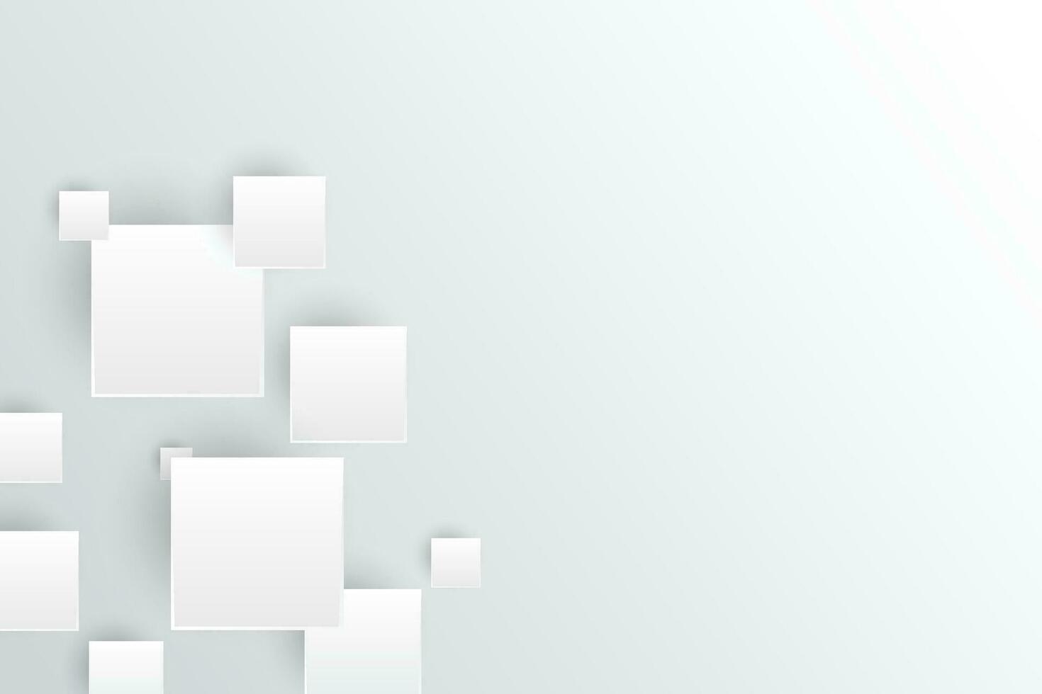 Abstract 3d modern square background. White and grey geometric pattern texture. vector art illustration