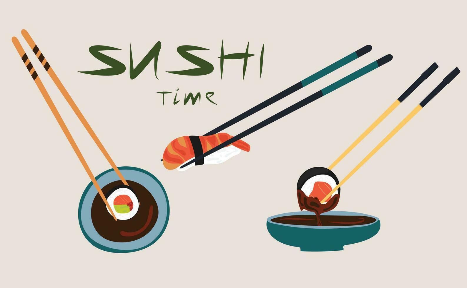 vector de el Sushi