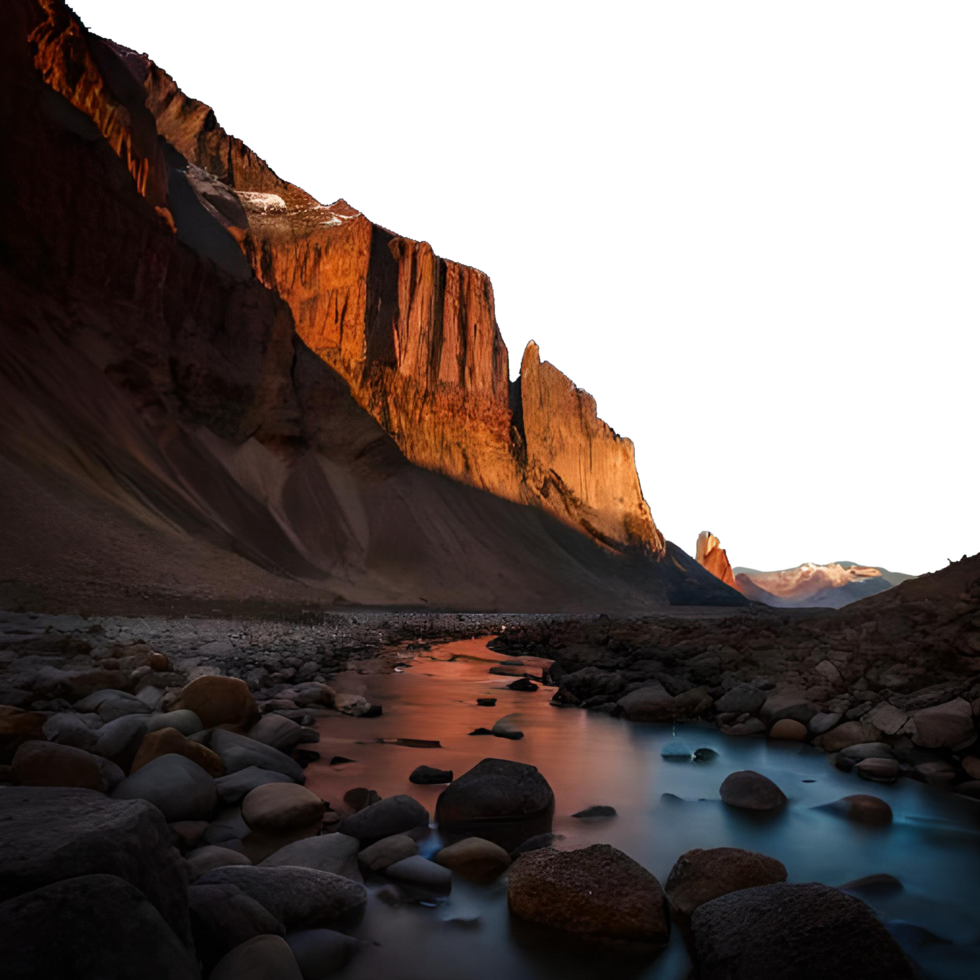 Majestic Rocky Hills Landscape generative with AI png