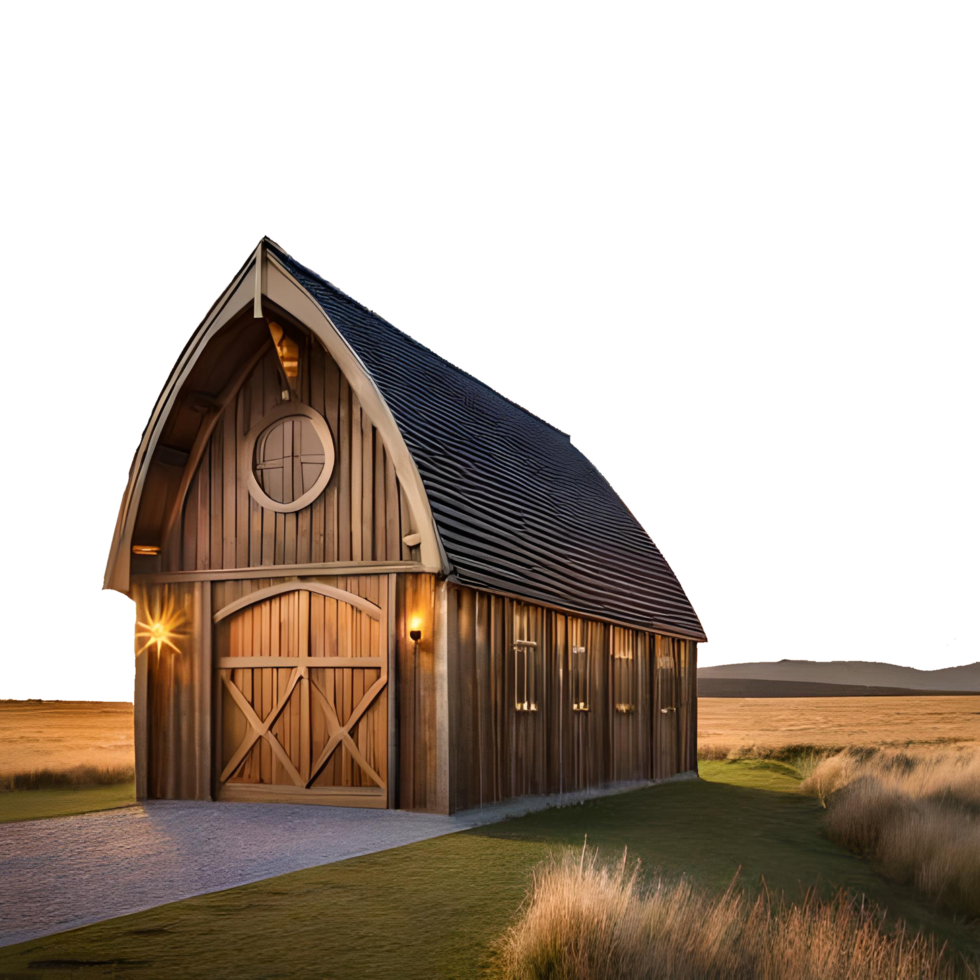 Cozy Rustic Cabin in the Countryside generative with AI png