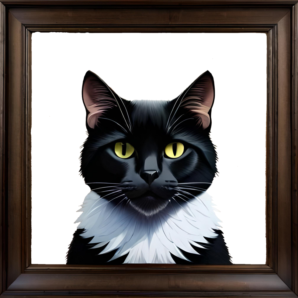 Cute Cat with Playful Expression generative with AI png