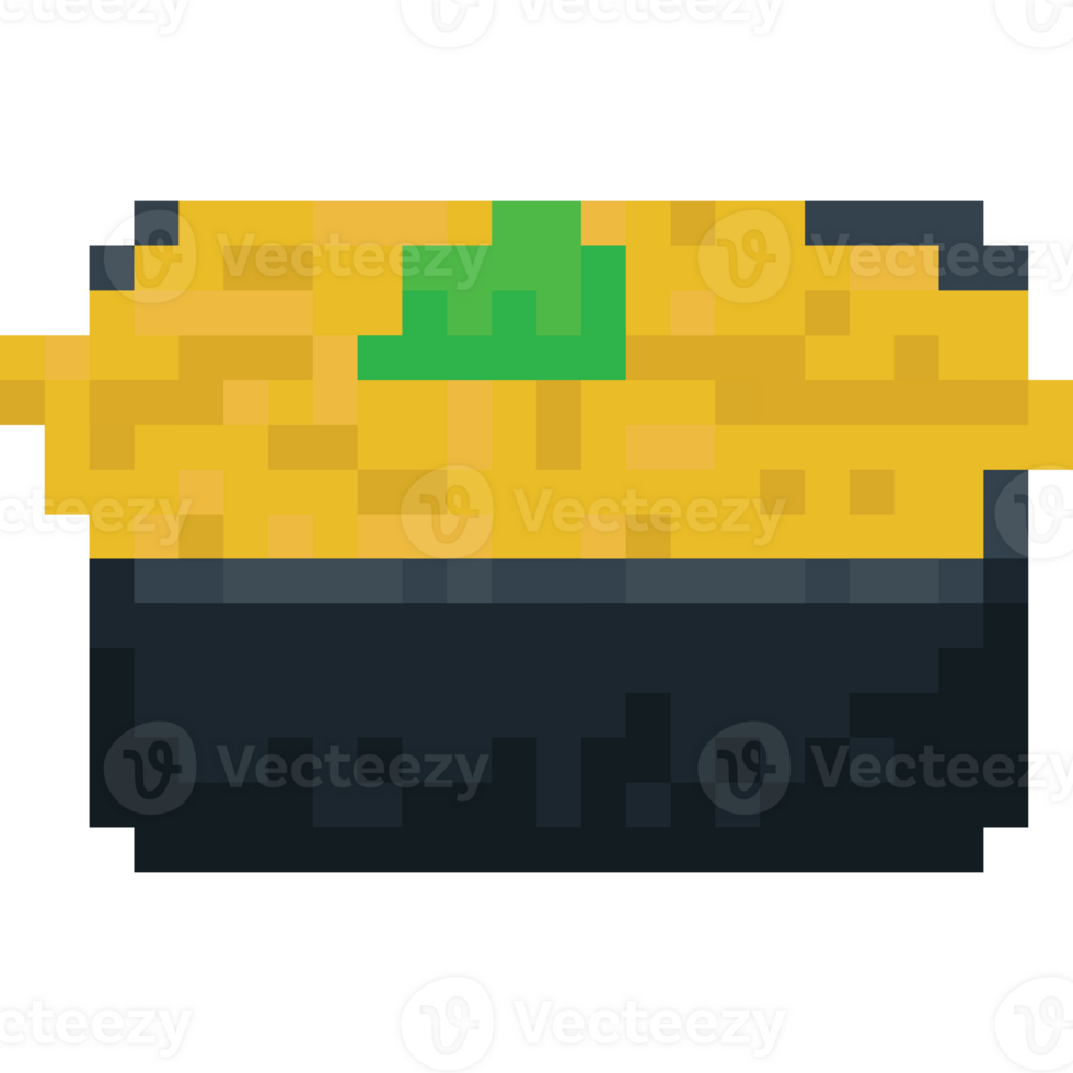 Pixel art uni sushi icon png