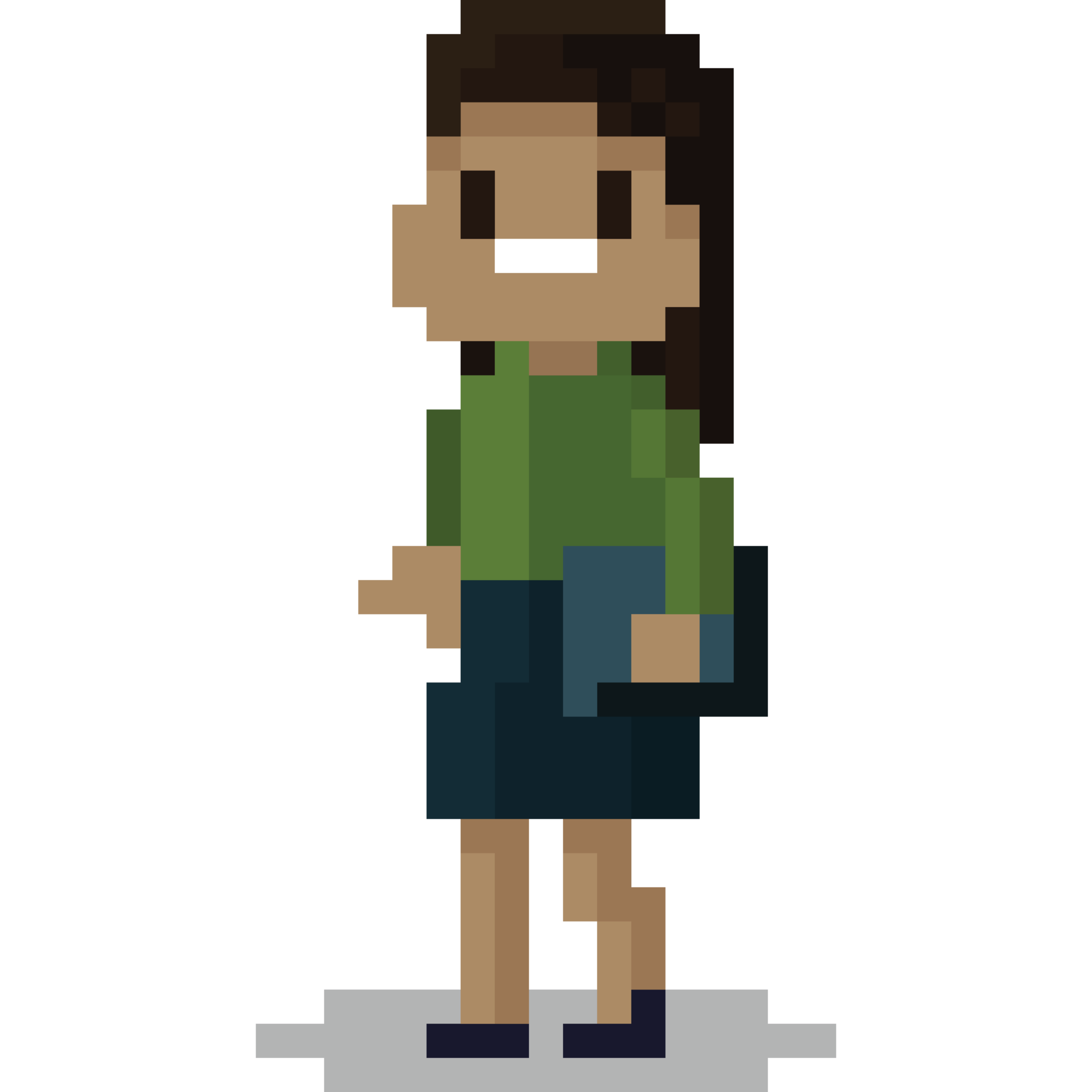 Pixel art male techer character 27191032 PNG