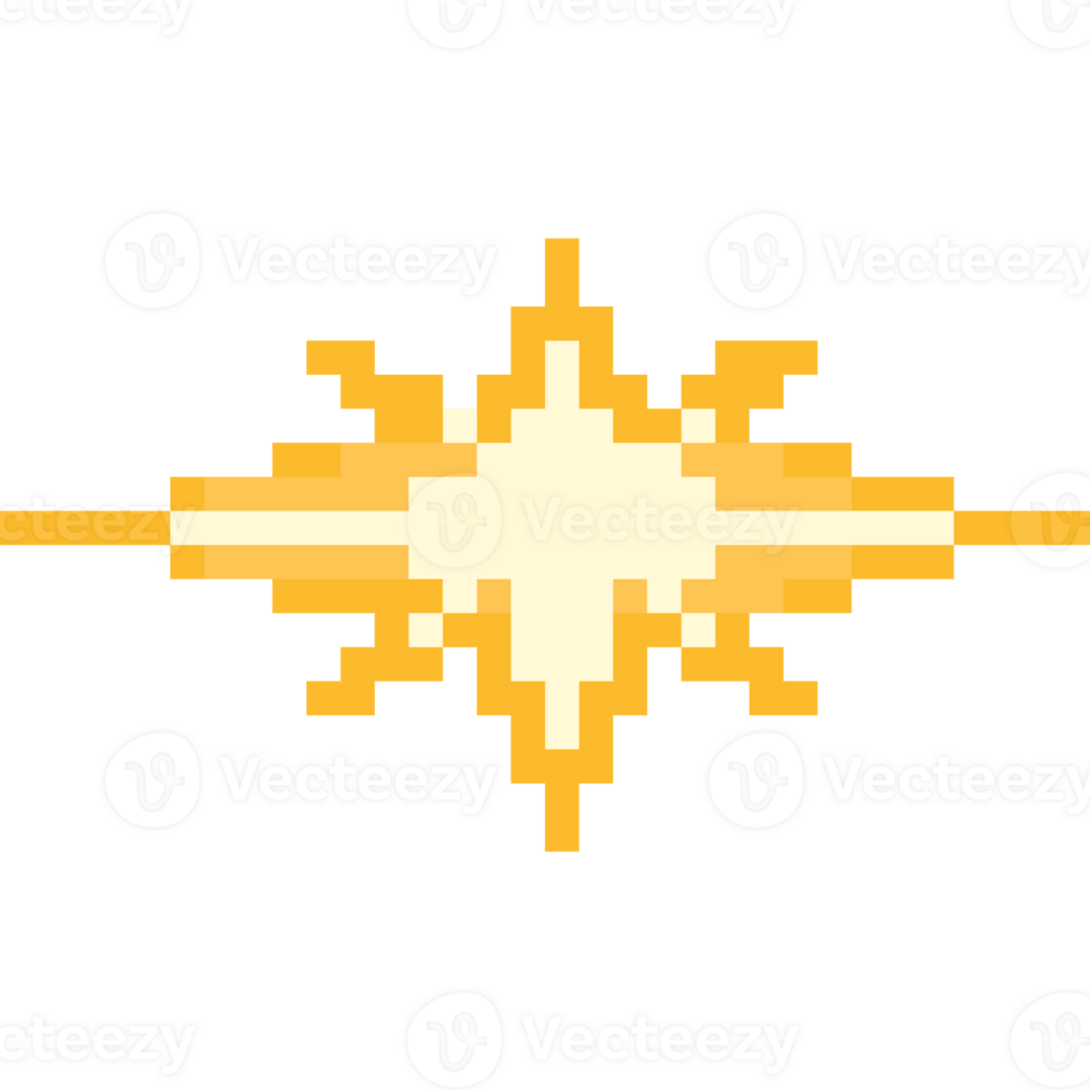 Pixel art firework icon 10 png