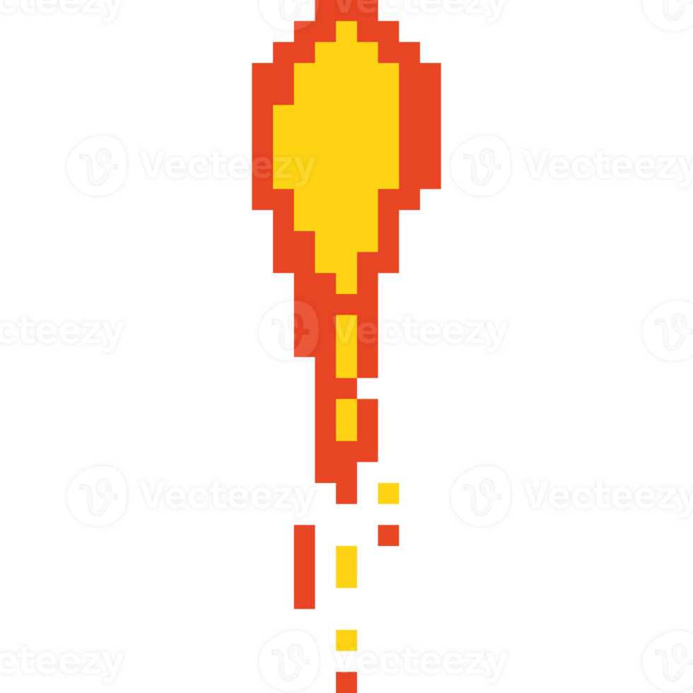 Pixel art firework icon 3 png