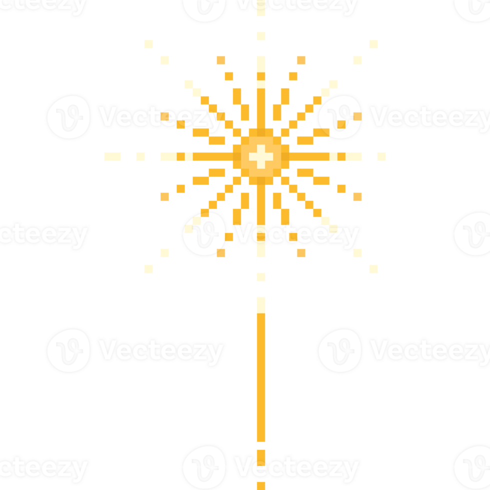 Pixel art firework icon 4 png
