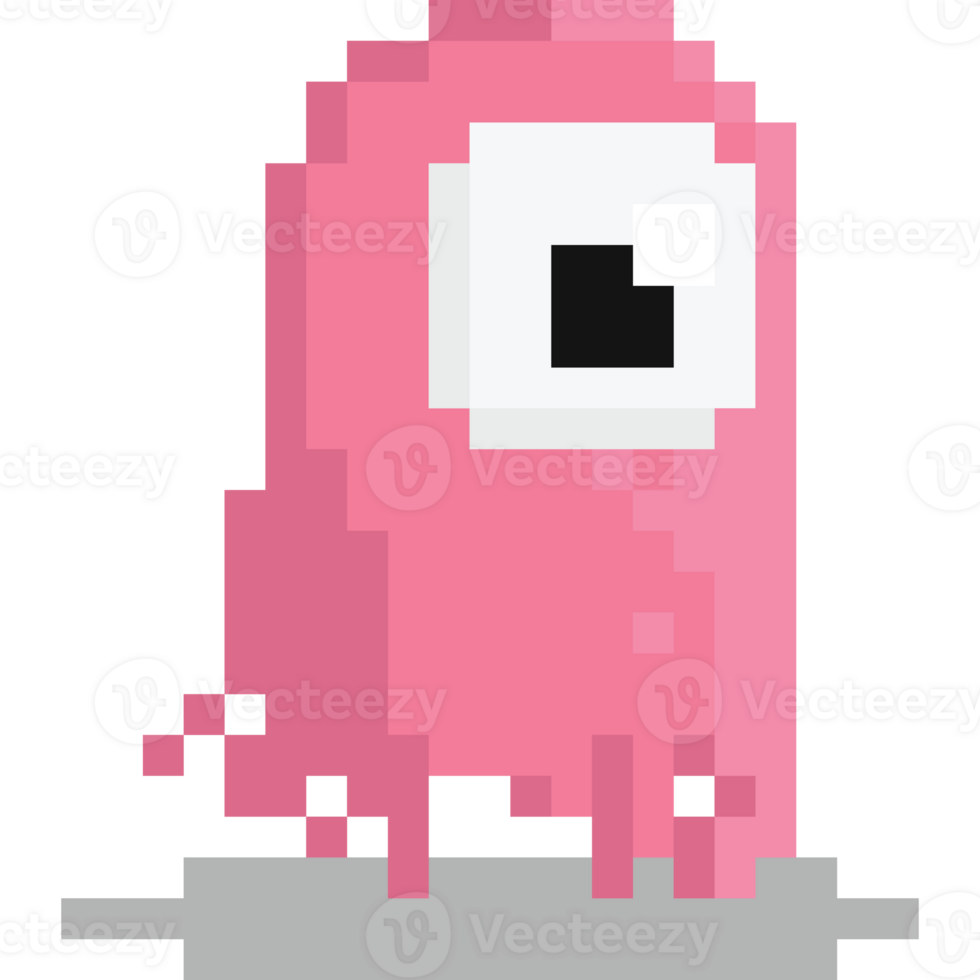 Pixel art monster character 4 png