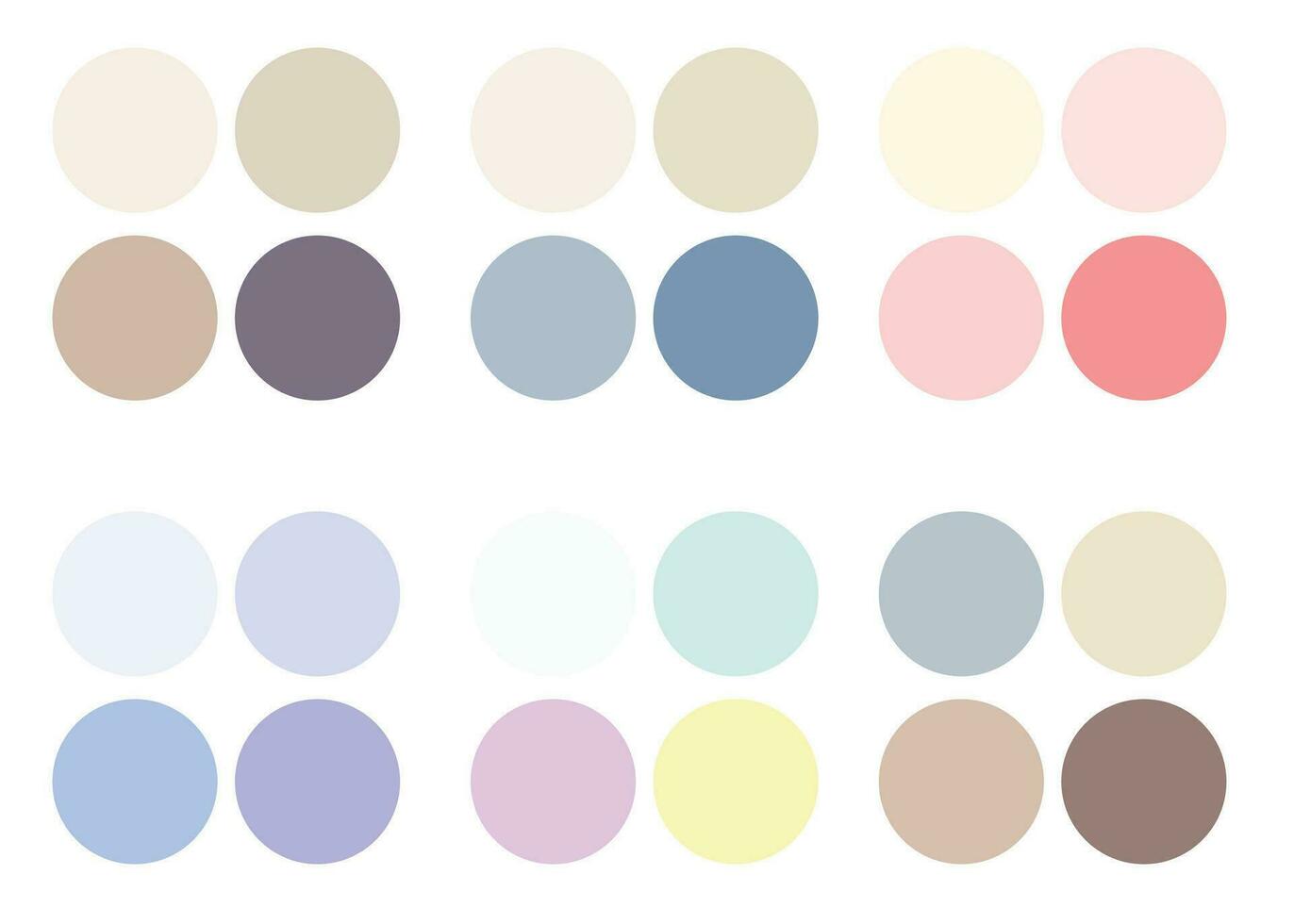 Abstract Colored Palette Guide. Pastel color set. RGB color. 27191103  Vector Art at Vecteezy
