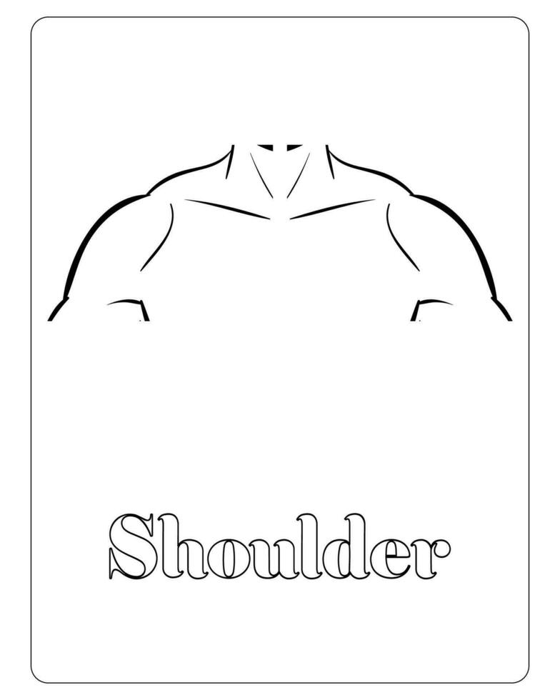 Human Body Coloring Pages, Human Body Part Vector