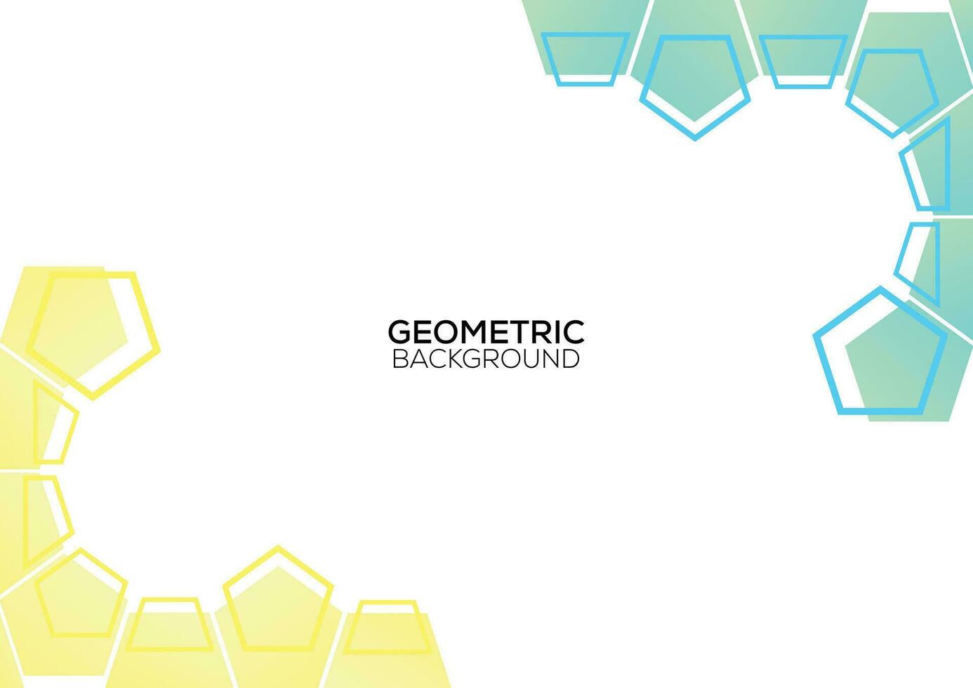 hexagon geometric background abstract modern design vector