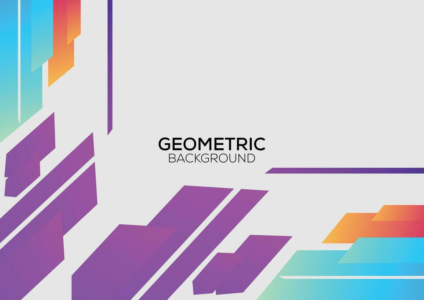 minimalist modern abstract geometric background vector