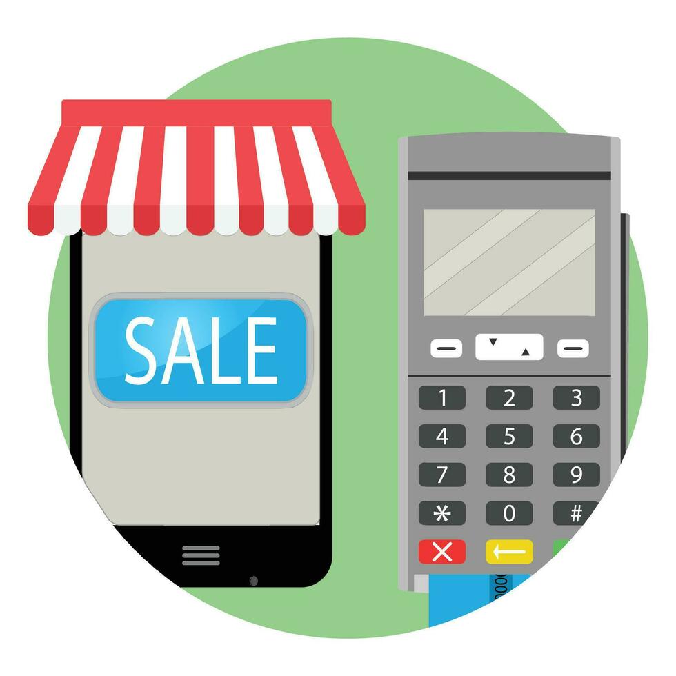 Online payment and purchase icon app. Online shopping and vector online payment, online purchase icon illustration