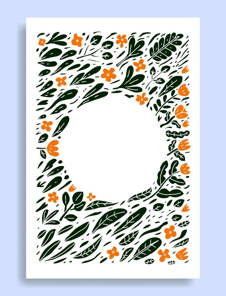 botanical art, suitable for wall art, book covers, book marks or thanks cards vector