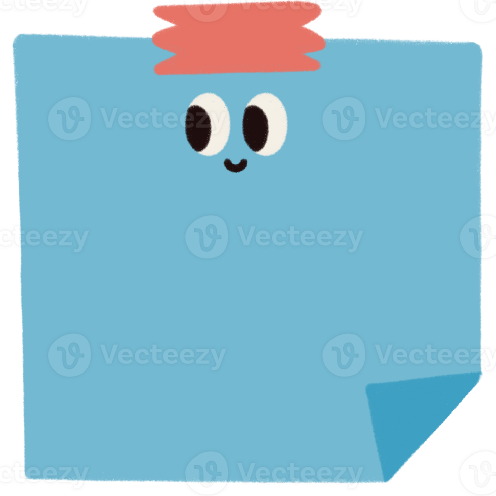 Memo note memo with smile face png