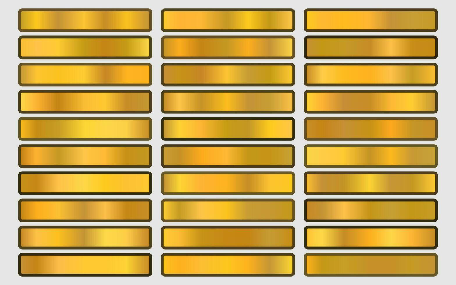 golden metallic bars vector illustration