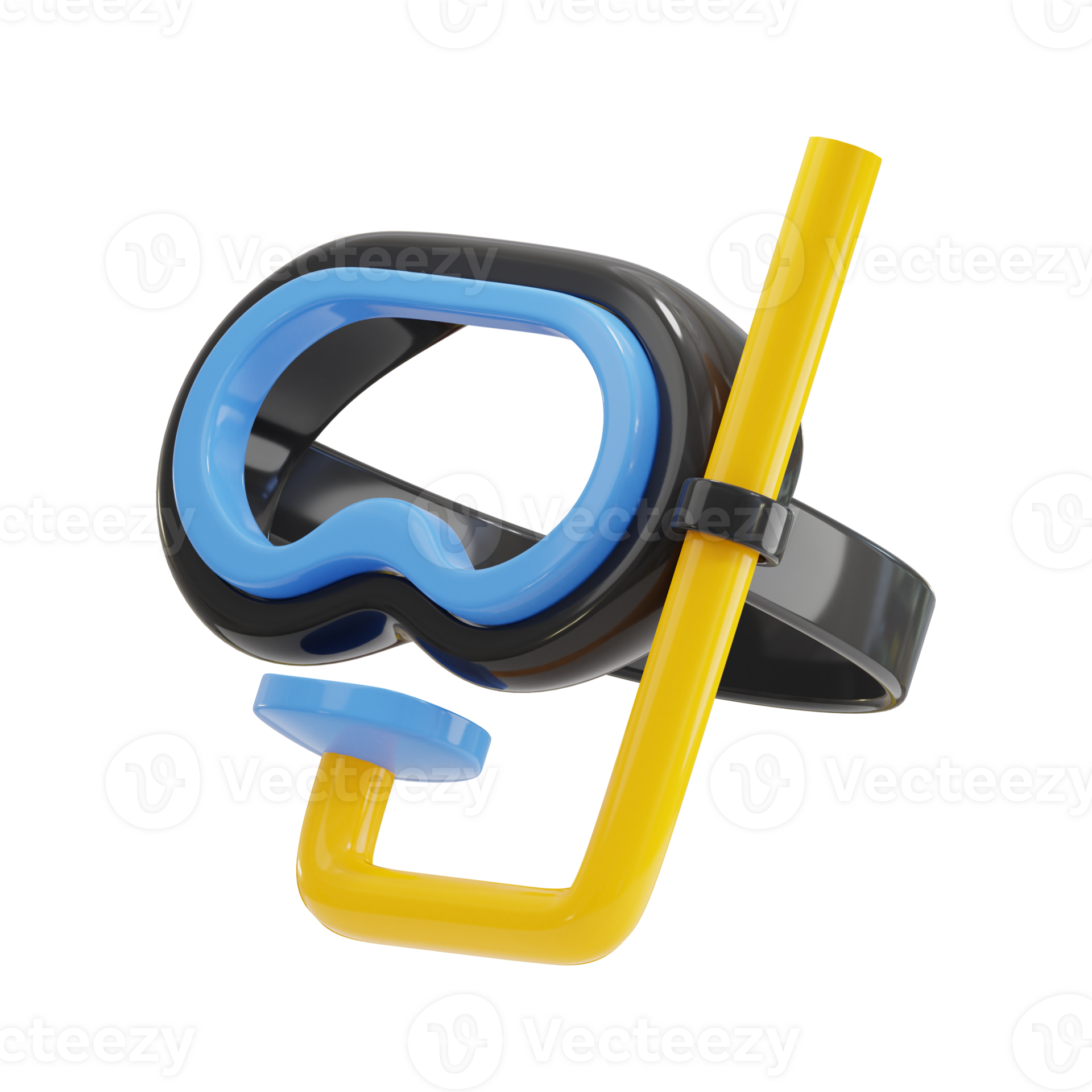 Scuba Mask Diving 3D Illustrations 27192885 PNG