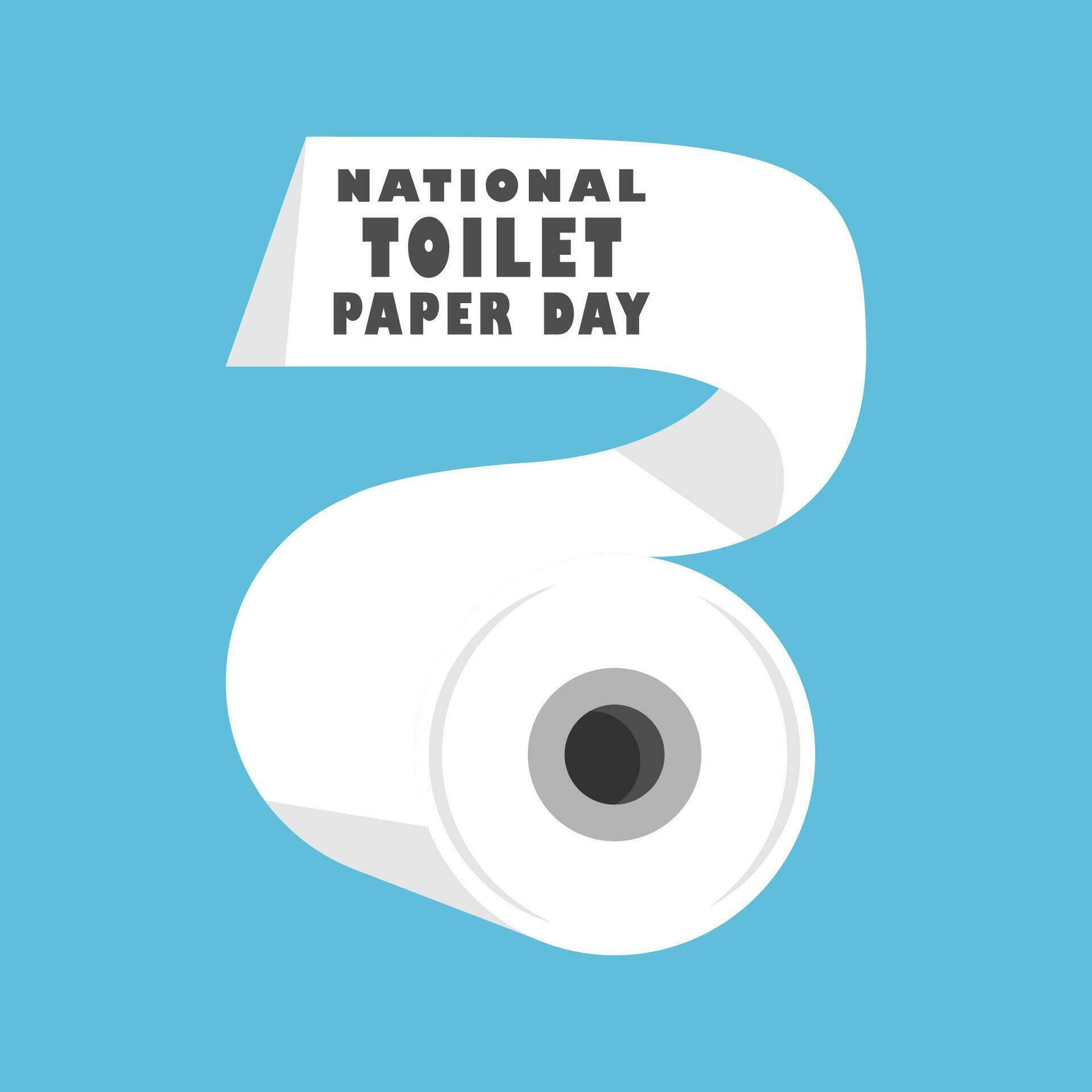 national toilet paper day vector illustration 27192978 Vector Art at
