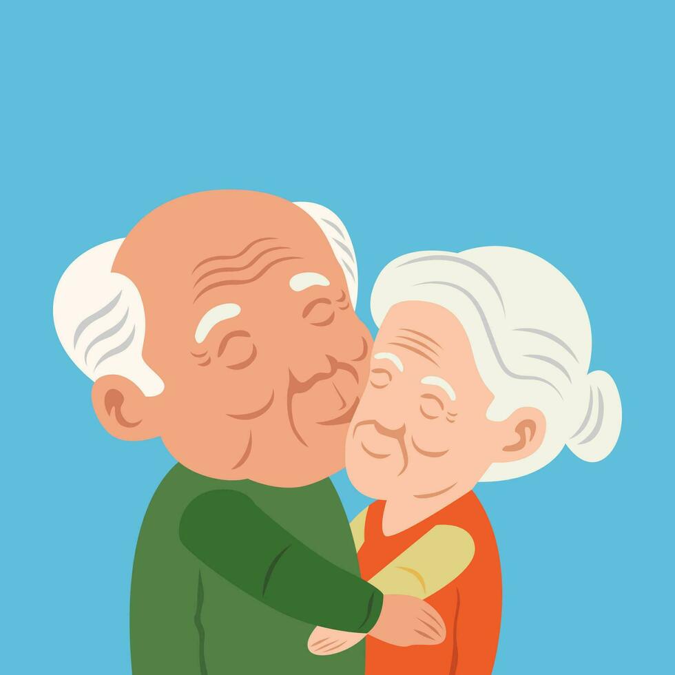 happy grandparents day vector illustration