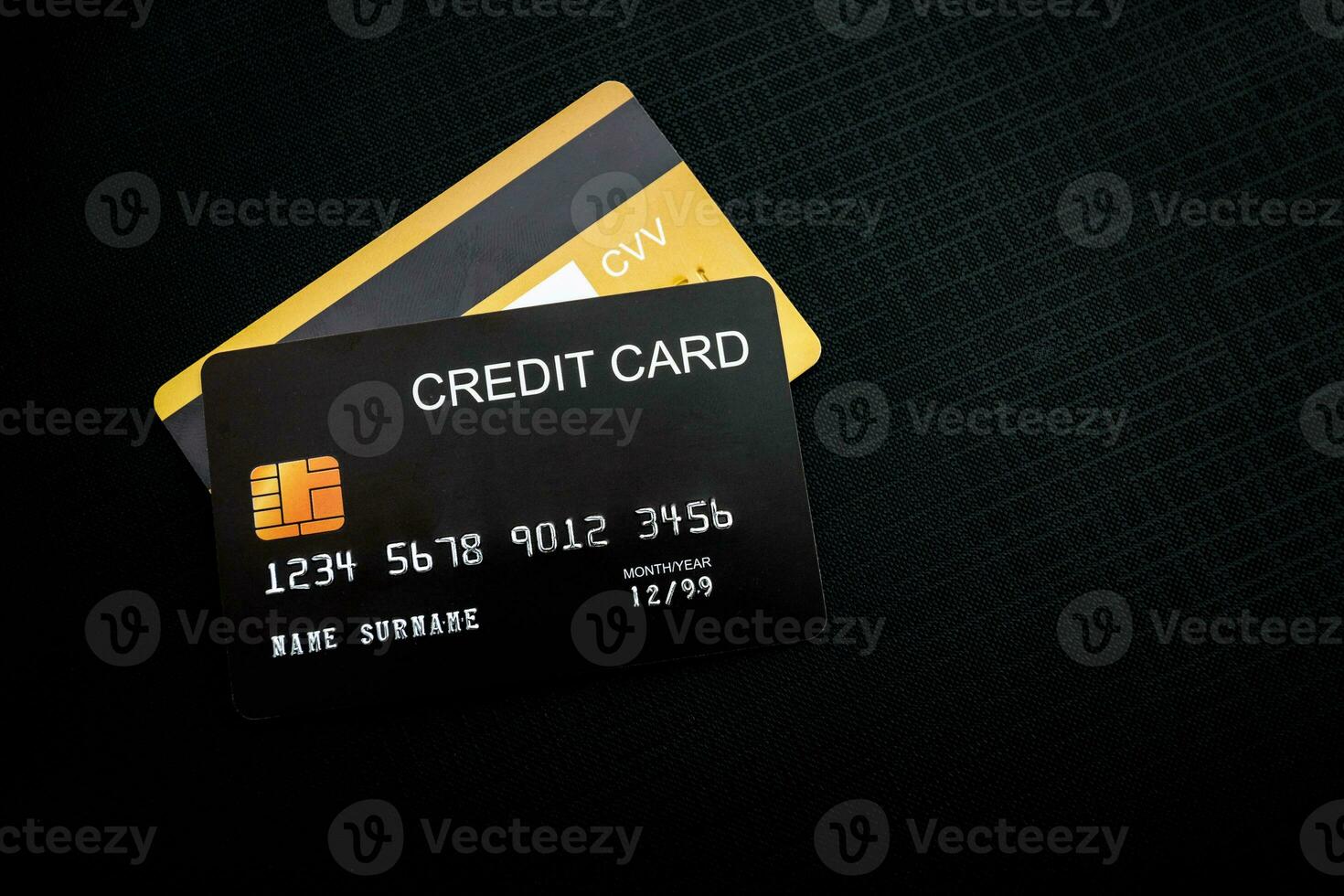 Concept of finance, banking and credit cards, for use in financial matters. photo