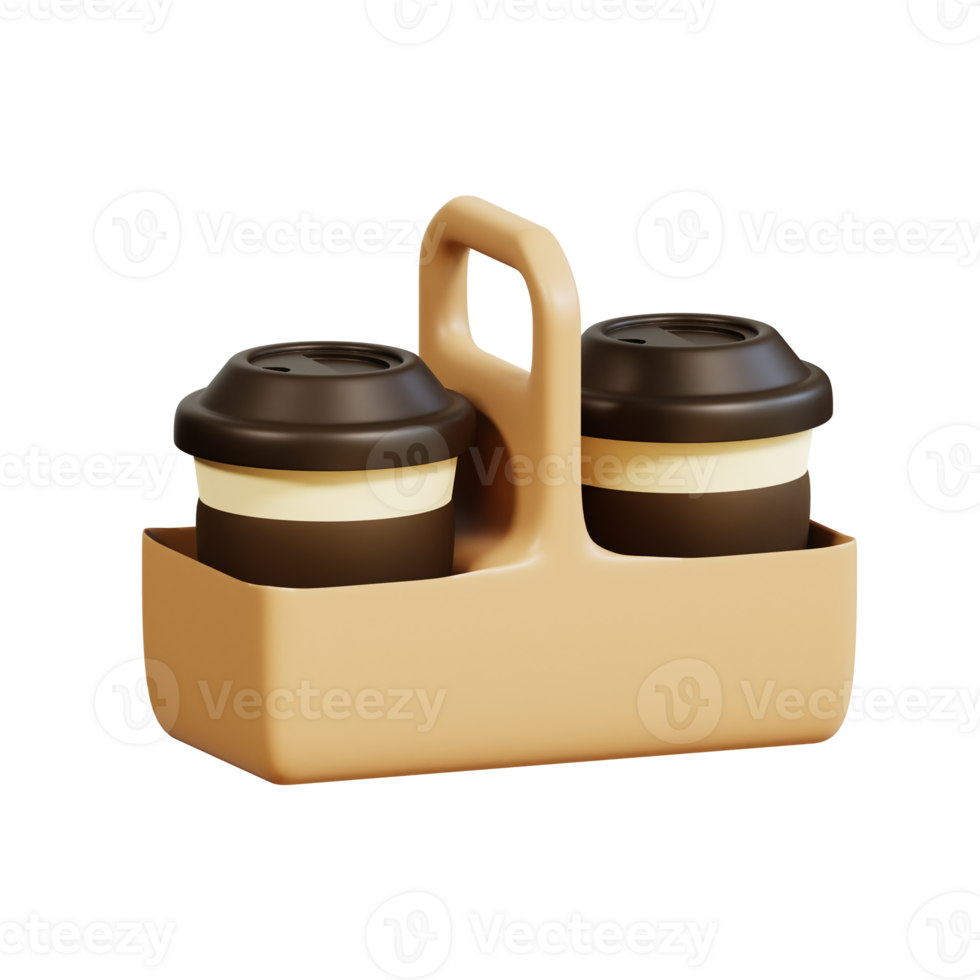 Coffee Shop 3D Icon png