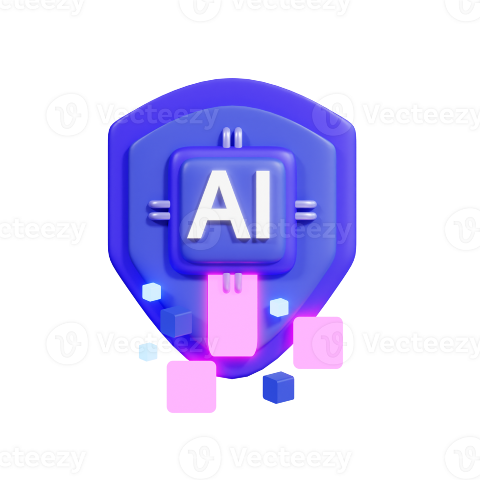 Artificial Intelligence 3D Icon png