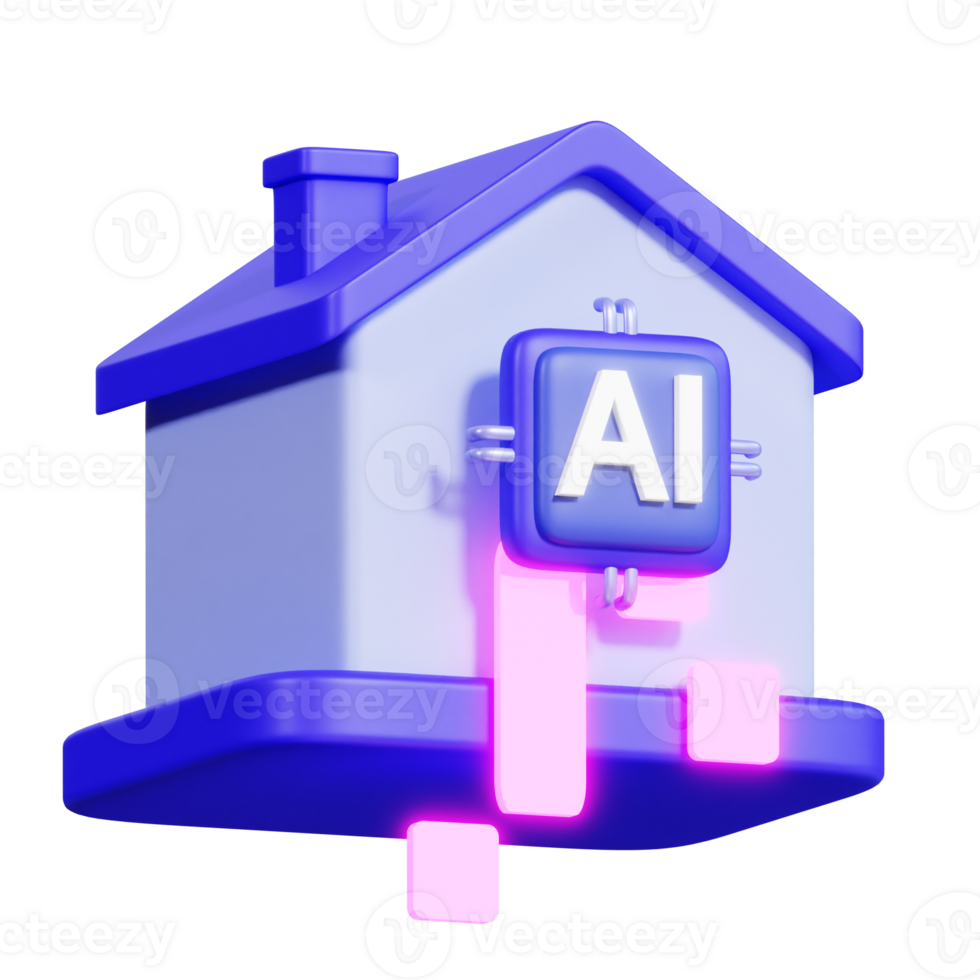 Artificial Intelligence 3D Icon png