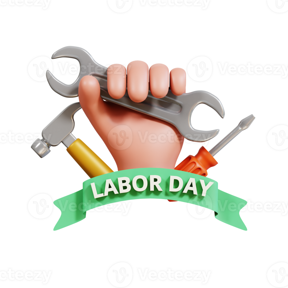 Labor Day 3D Icon png