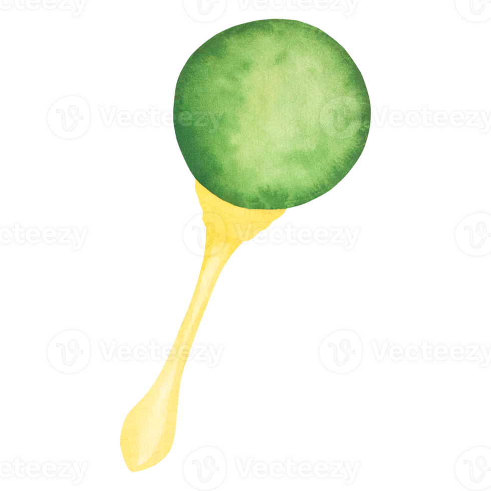 barn leksaker. skallra vattenfärg illustration. illustration för barn. separat på en transparent bakgrund. lämplig för kort, inbjudningar, banderoller, anteckningsblock, affischer, kalendrar. png