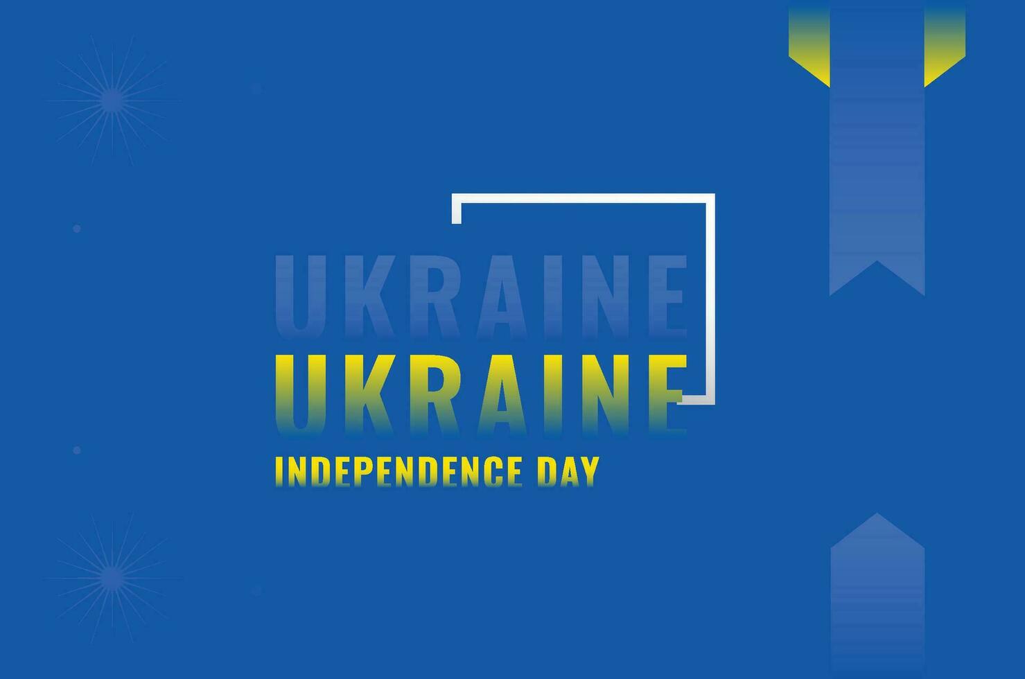 Ukraine Independence Day Design Celebrate vector