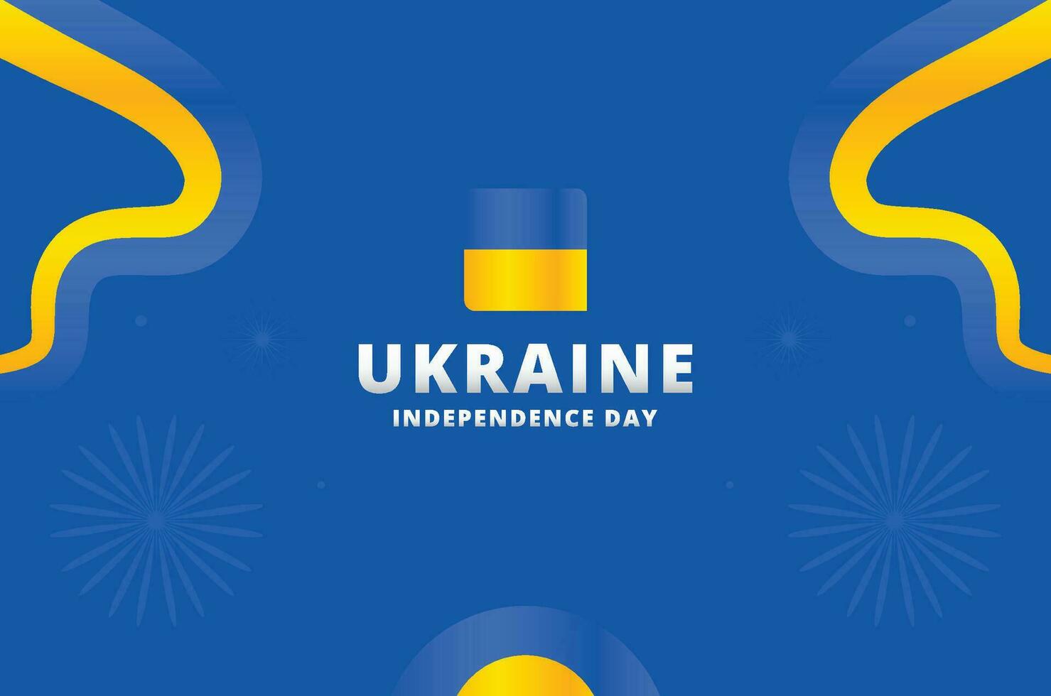 Ukraine Independence Day Design Celebrate vector