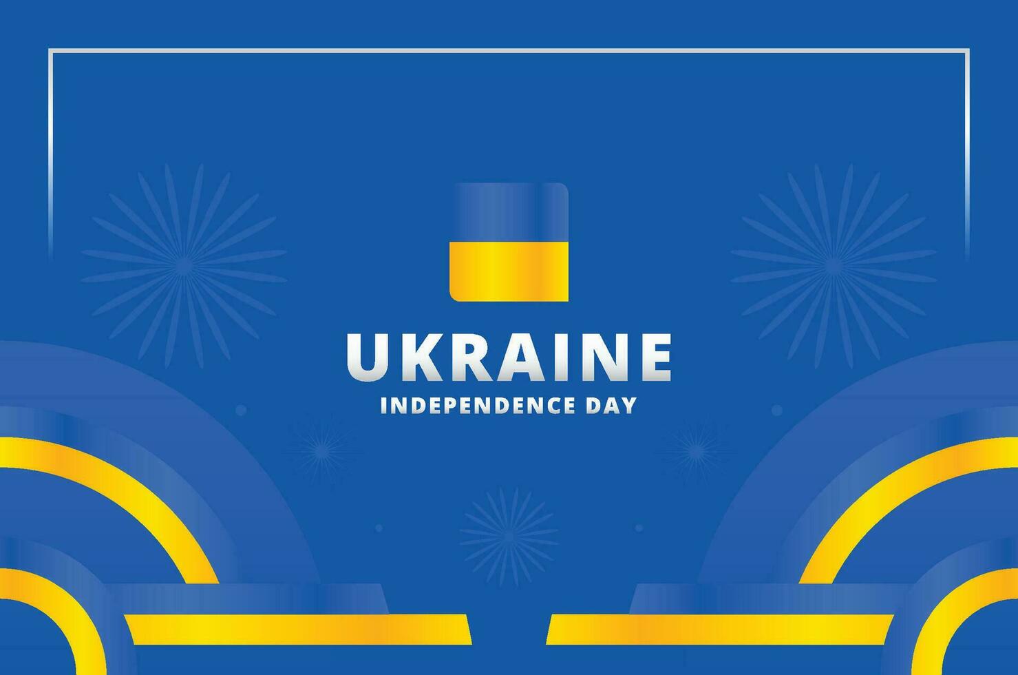 Ukraine Independence Day Design Celebrate vector