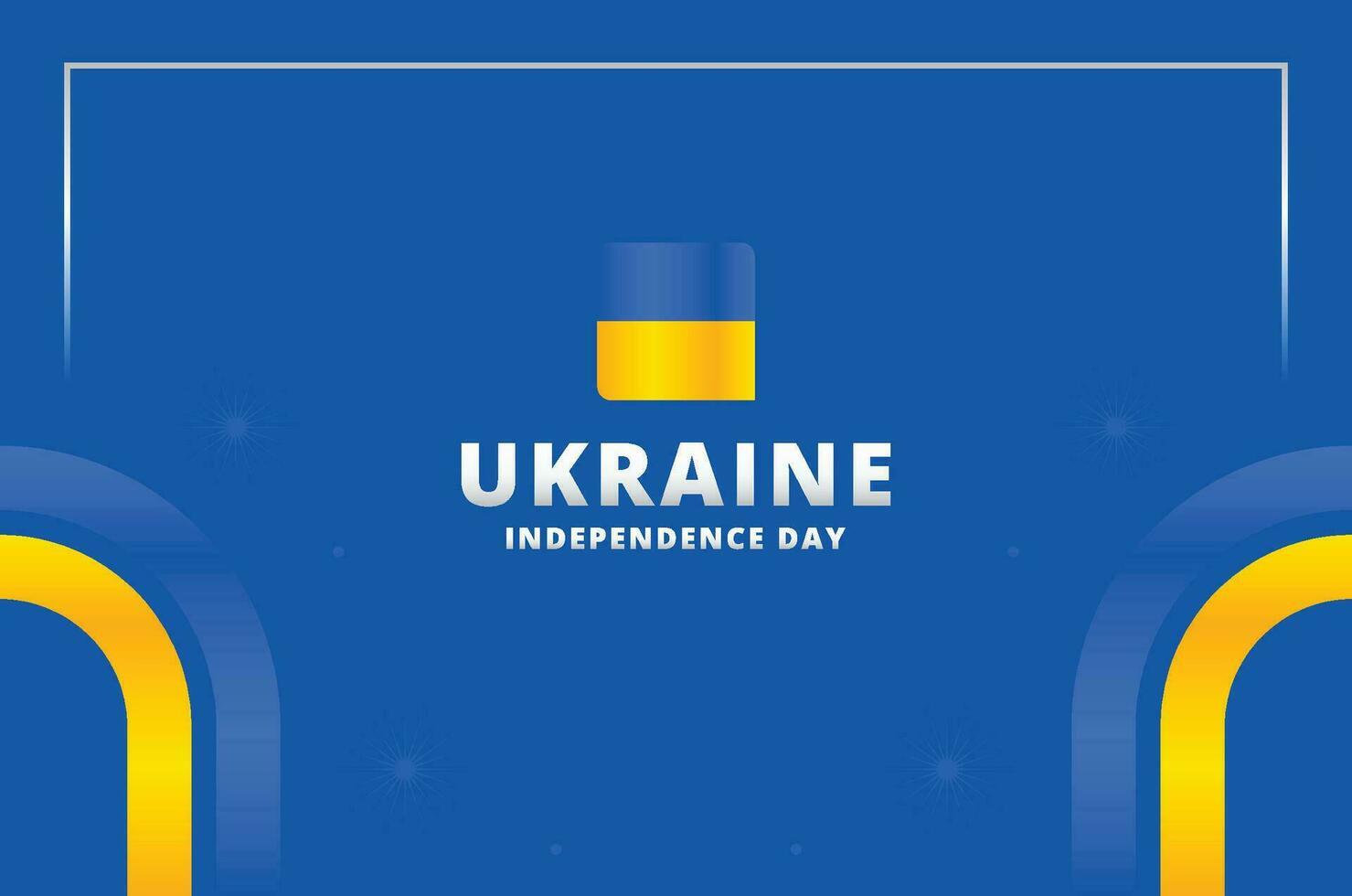 Ukraine Independence Day Design Celebrate vector