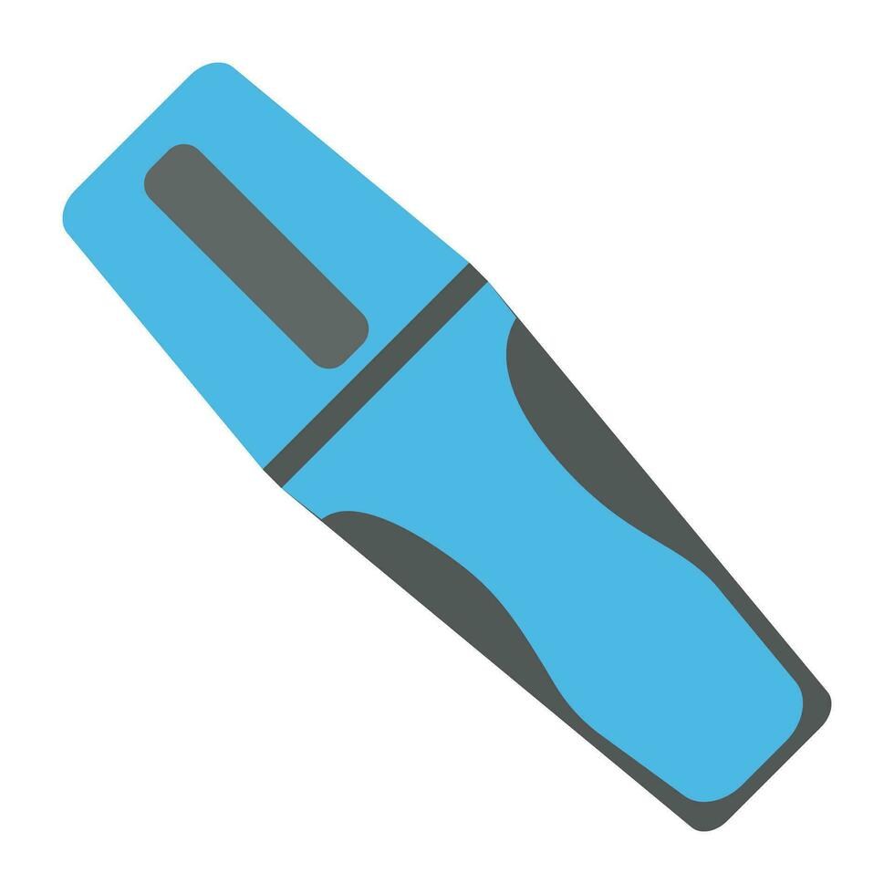 Highlighter to underline and highlight important points in a book vector