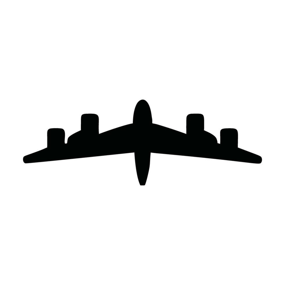 avión icono, avión vector ilustración