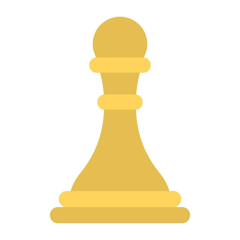 A chess pawn used to represent strategy vector