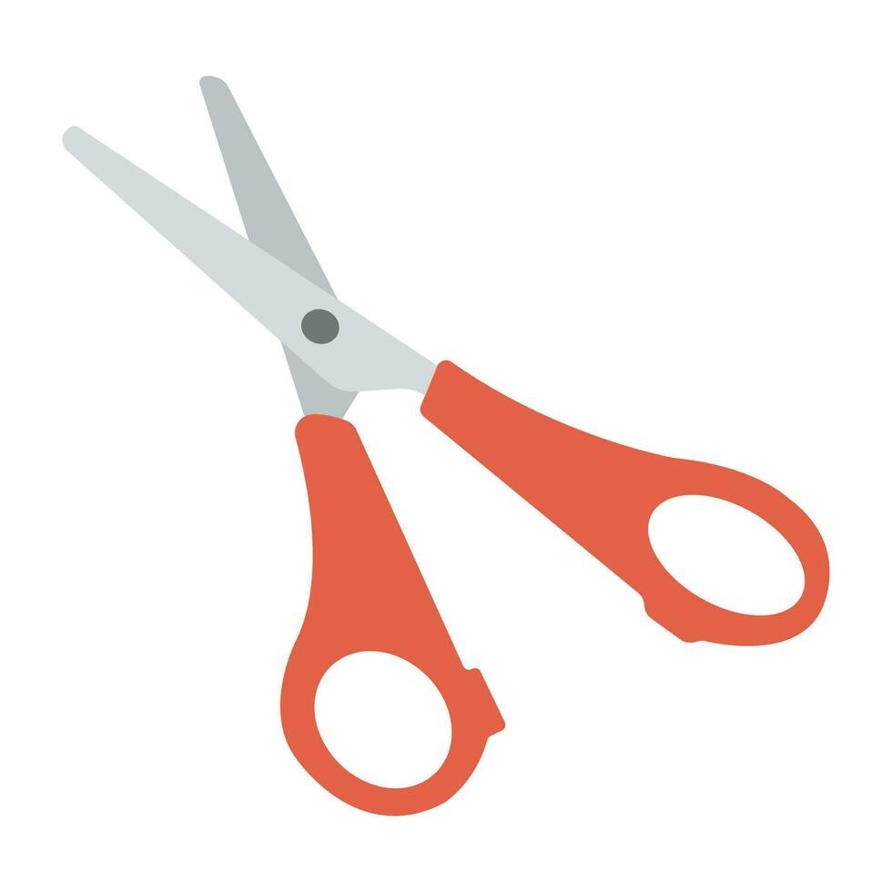 A pair of scissors as cutting tool vector