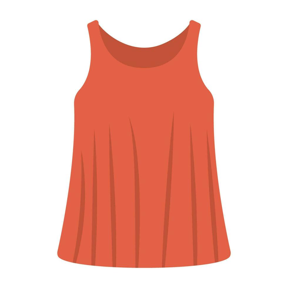 A comfortable ladies top used for beach and pool party , beach camisole. vector