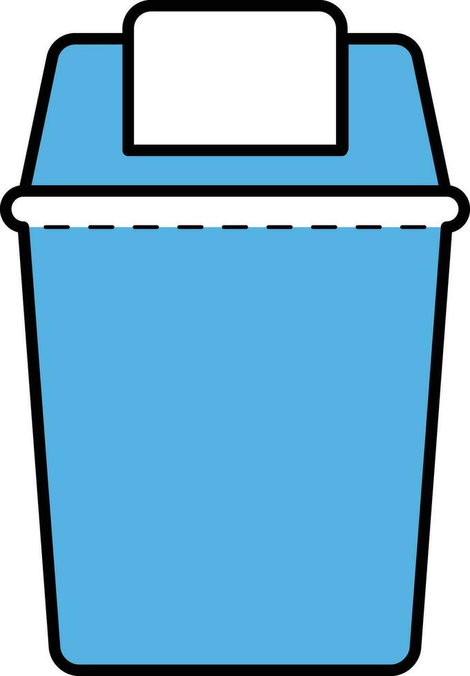 Garbage flat vector icon