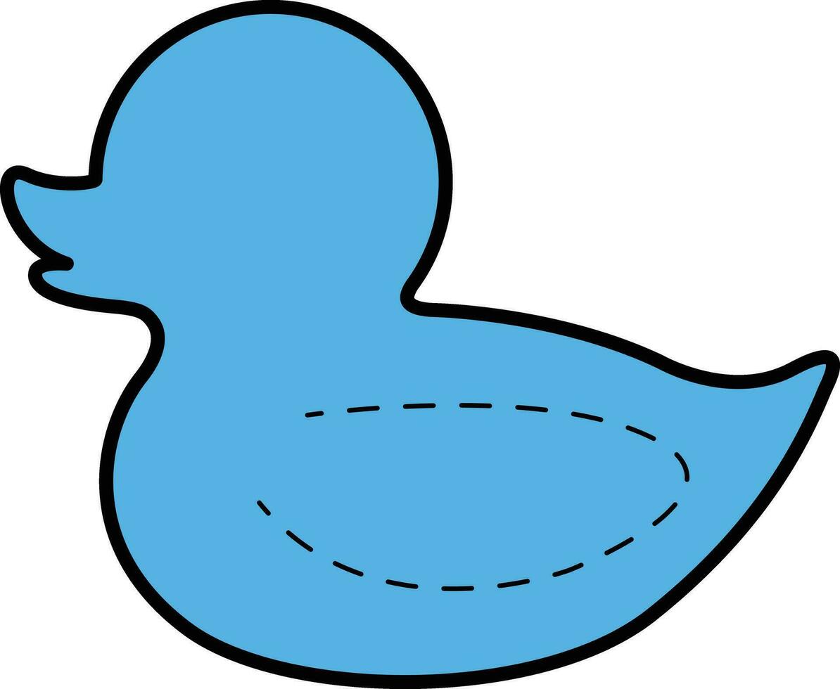 Duck flat vector icon