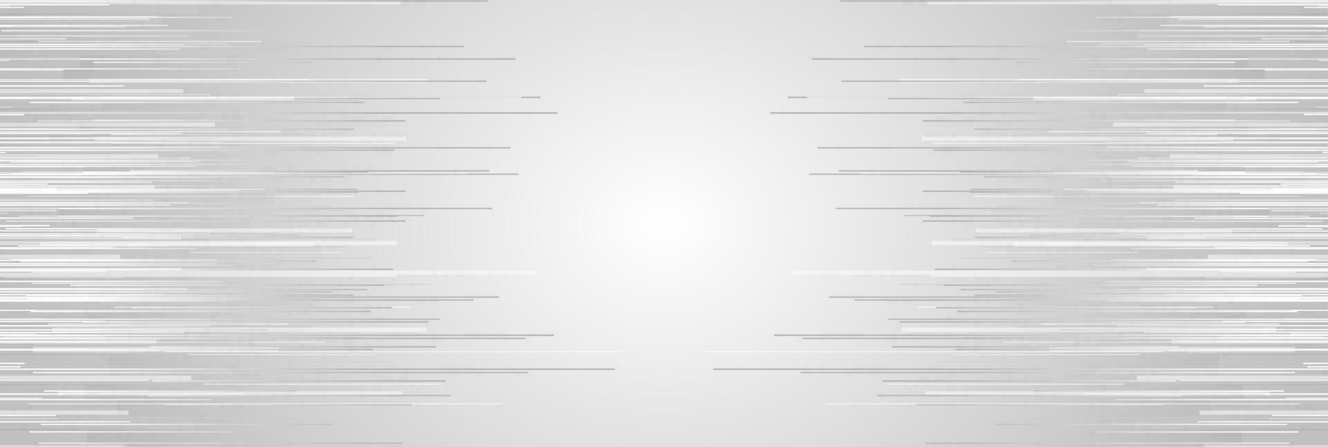 Grey abstract lines technology futuristic background vector