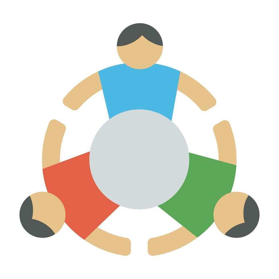 Connected people in network, business networking group vector