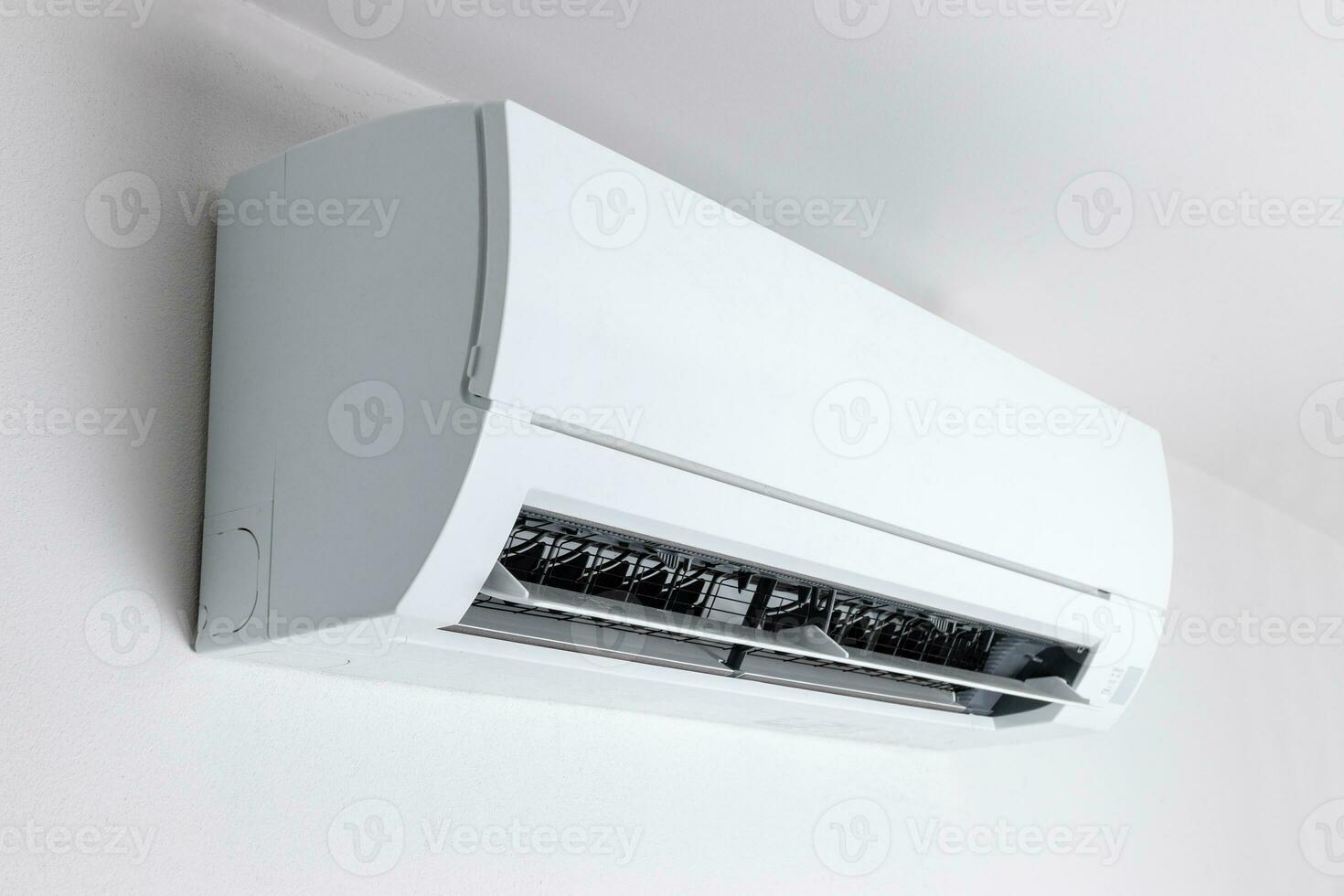 aire acondicionamiento para refrescante frio aire en el habitación foto